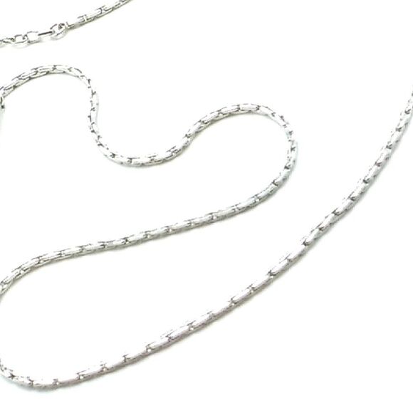 Sarah Coventry Silver-tone Box Chain Necklace Signed NWOT - Picture 13 of 14